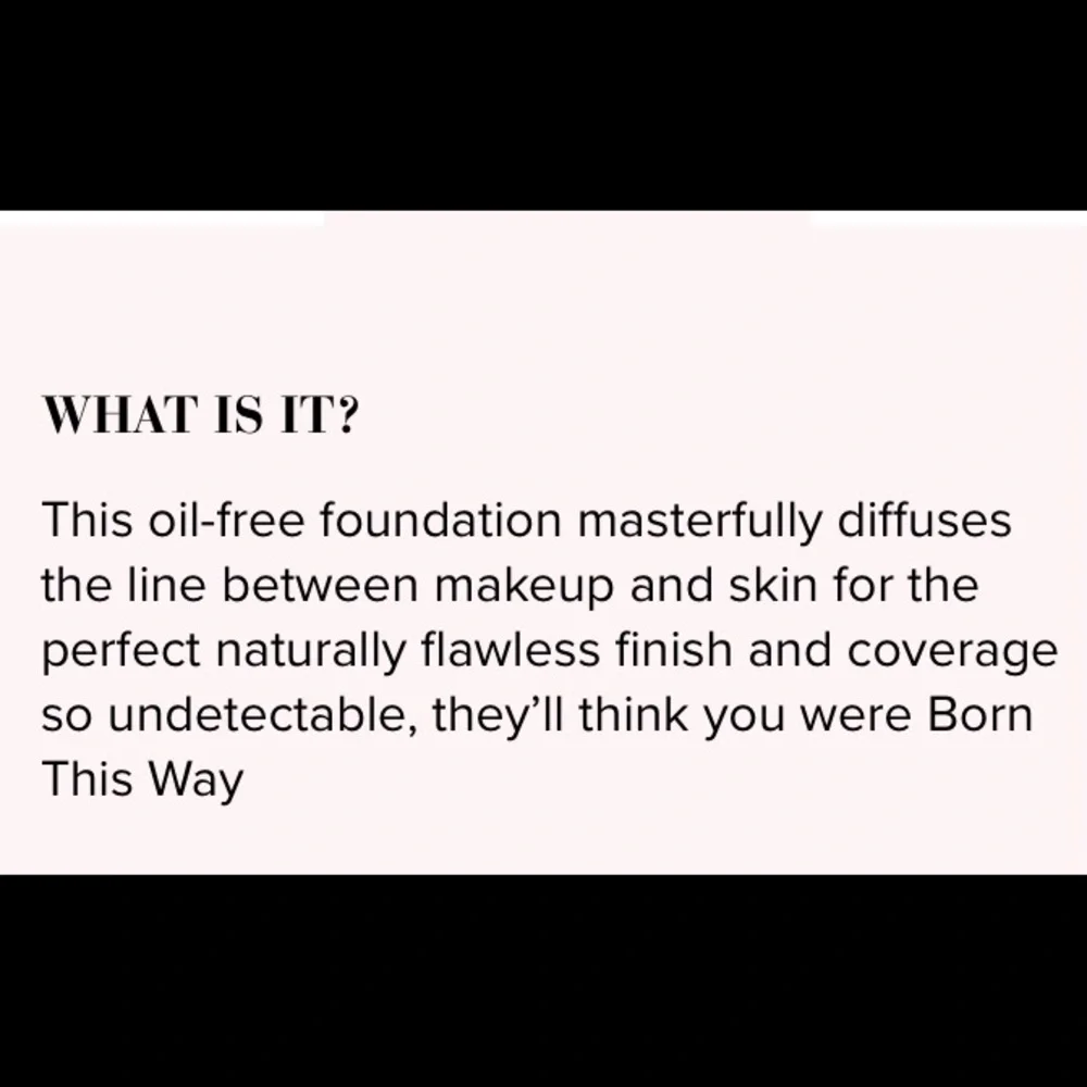 Too Faced “Born This Way” Foundation - Snow